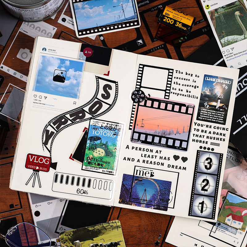 90&#39;s Record Good Things - Sticker Sheets Set Of 6
