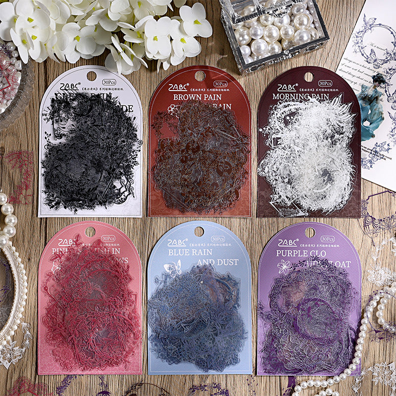 Floral Frame - Decoration Sticker