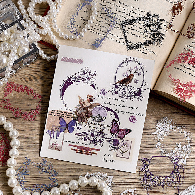 Floral Frame - Decoration Sticker