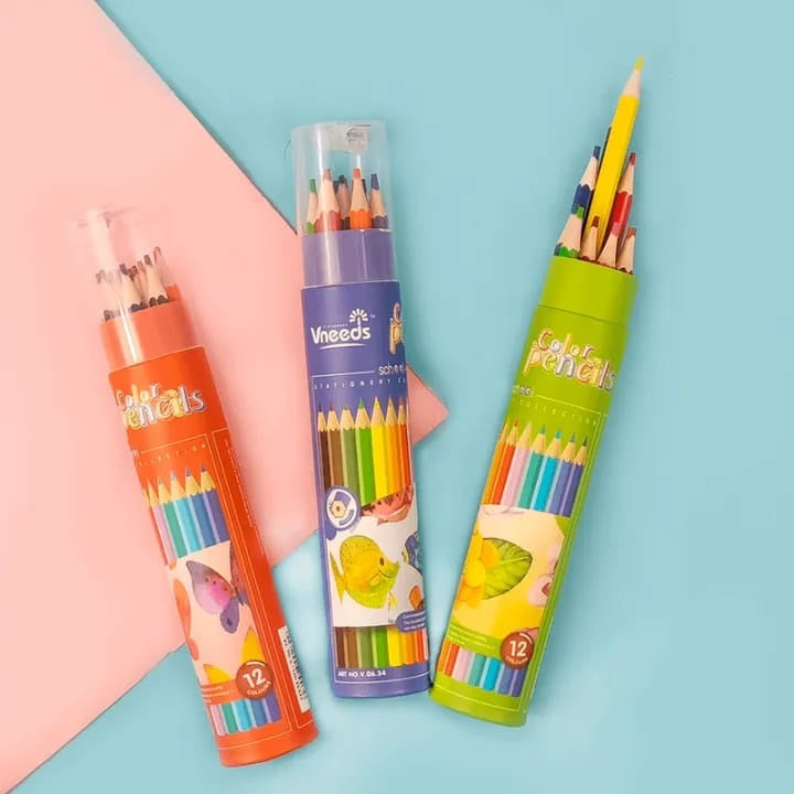 Vneeds Color Pencils Set Of 12