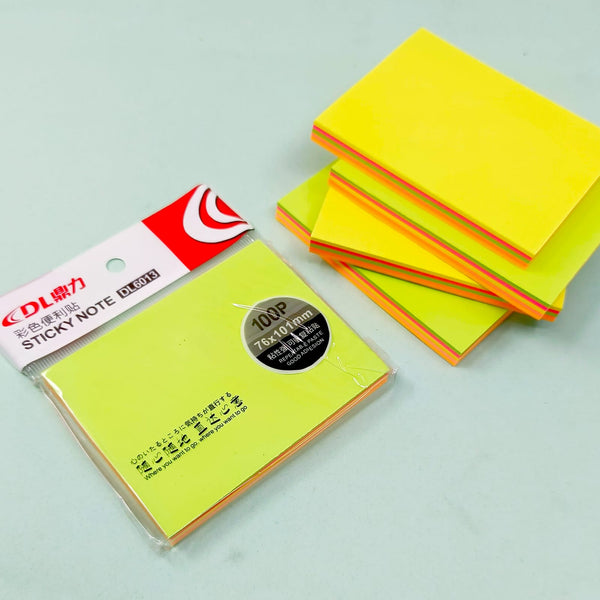 DL Multi Colors - Sticky Note ( 76x101mm )