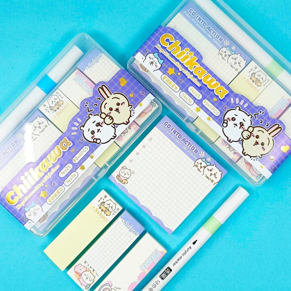 Kawai Animal - Sticky Note / Stationery Set Style 4