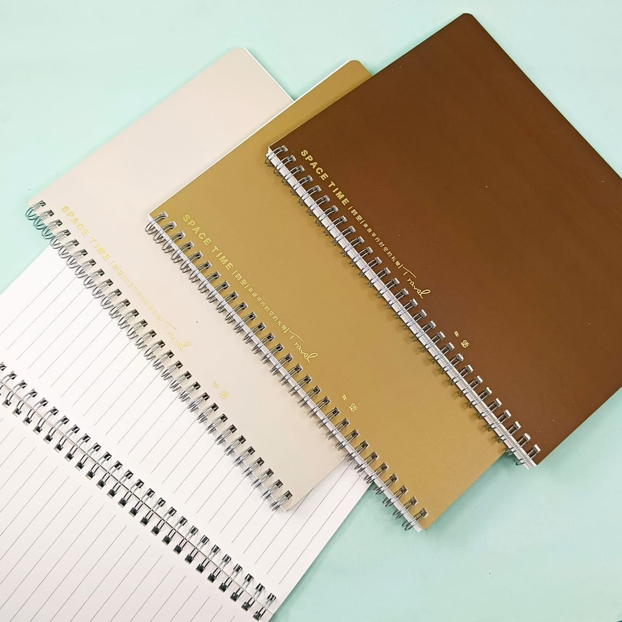 M&G Pure Brown B5 Spiral - Notebook / Journal