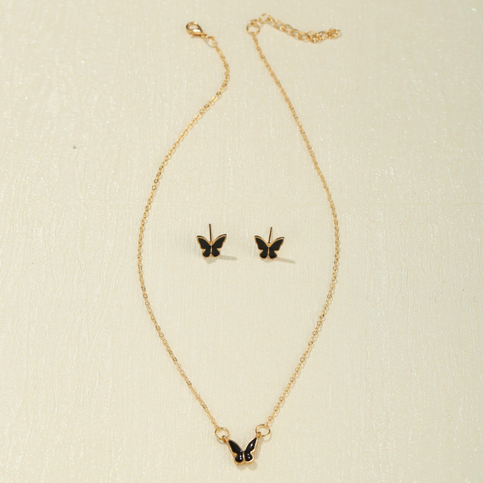 Black Butterfly - Jewelry Set