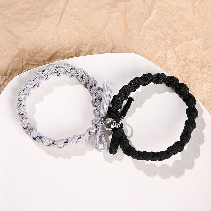 Pastel Black & Grey Magnetic - Bracelet Set Of 2