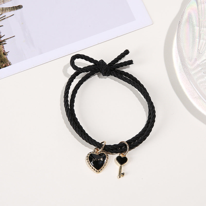 Love Cat Charms Black - Bracelet