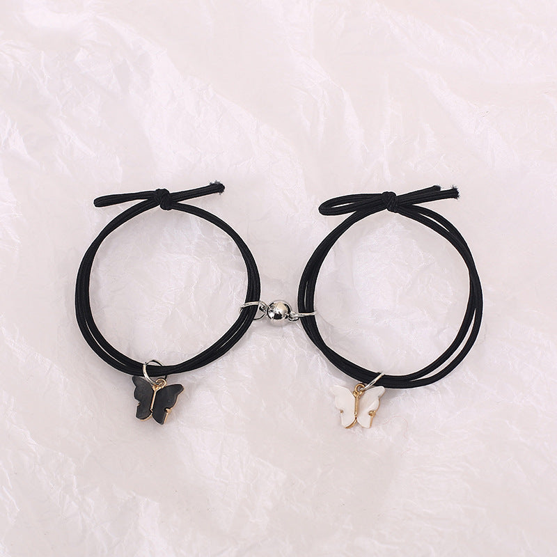 Butterfly Magnetic Bracelet Set Of 2 - Style 5