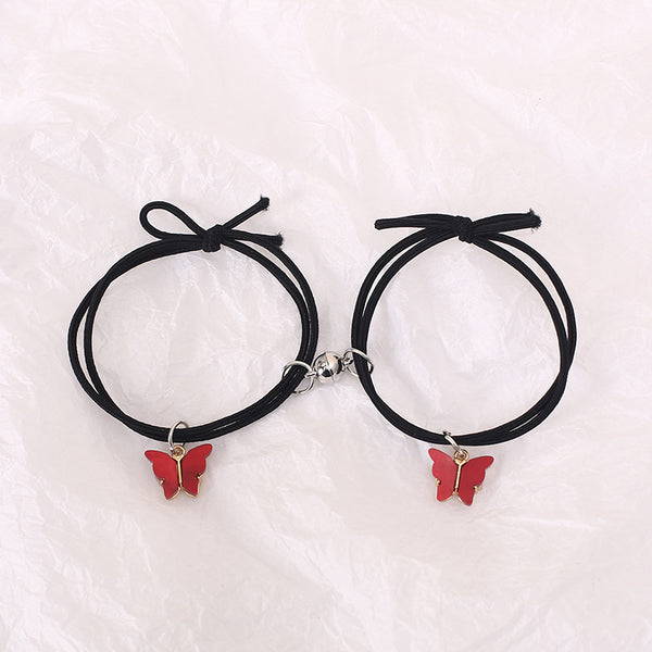 Butterfly Magnetic Bracelet Set Of 2 - Style 1