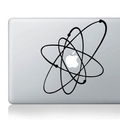 Atoms & Electrons Laptop - Decals Style 2