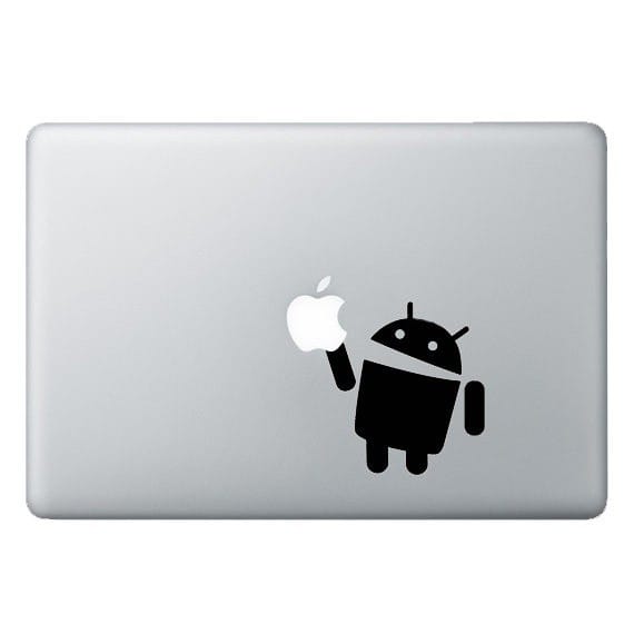 Android Logo Laptop - Decals