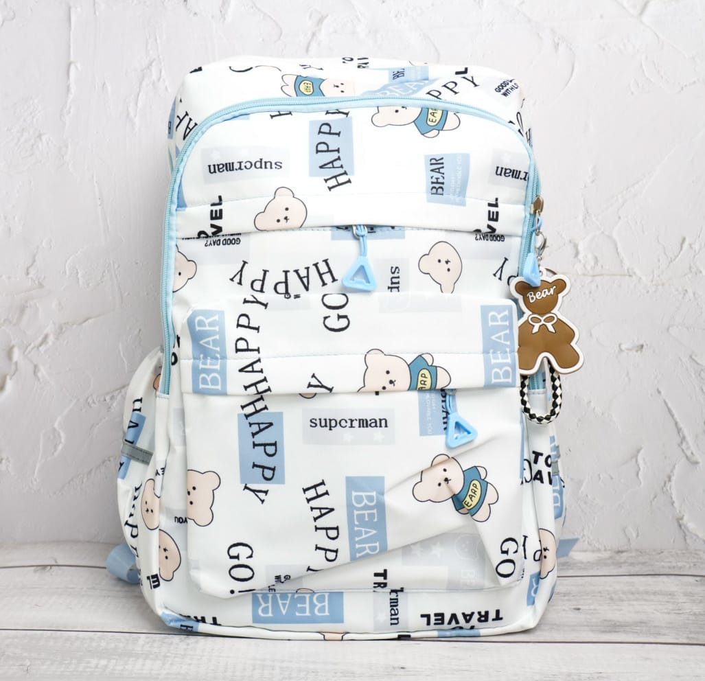 Happy Bear Blue - Backpack