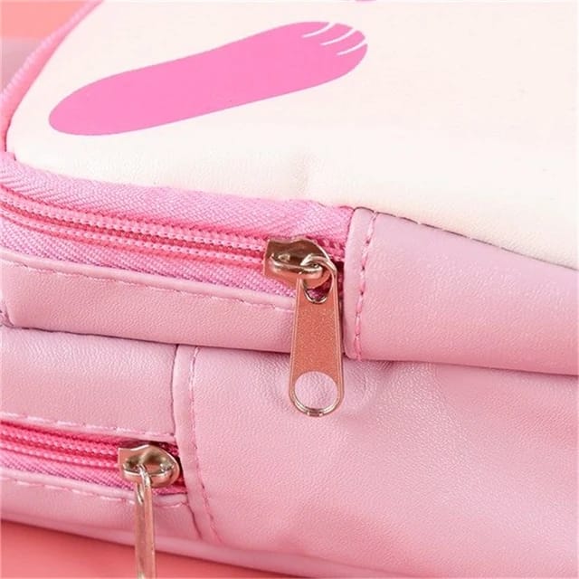 Cute Rabbit Soft Zipper - Large Pouch