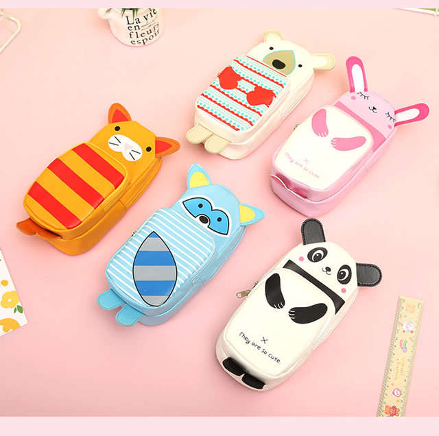 Cute Rabbit Soft Zipper - Large Pouch