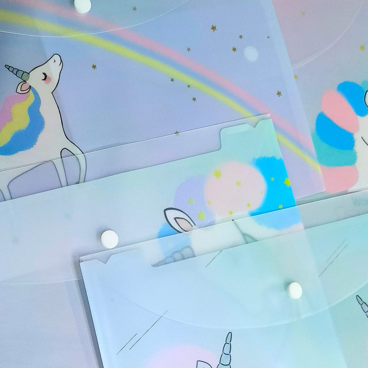 Magical Unicorn Document Folder - Large Pouch