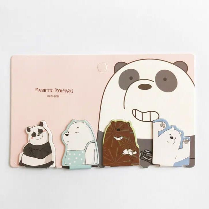 Babe Bears Magnetic - Bookmark Set Of 4