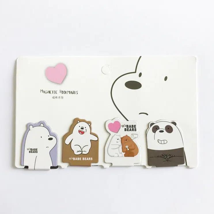 Babe Bears Magnetic - Bookmark Set Of 4