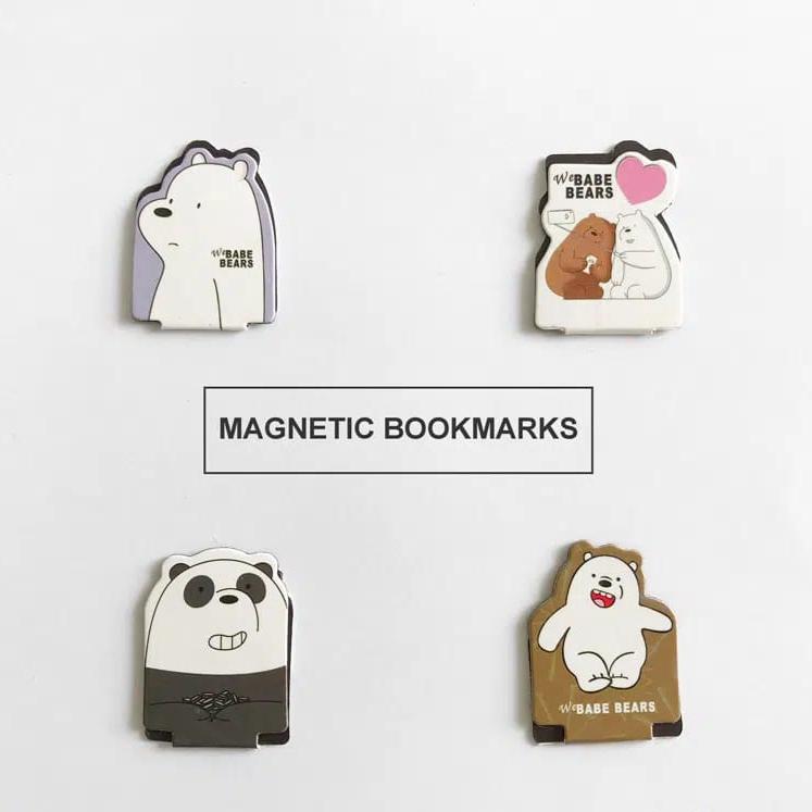 Babe Bears Magnetic - Bookmark Set Of 4