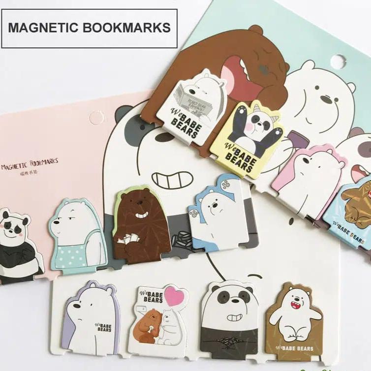 Babe Bears Magnetic - Bookmark Set Of 4