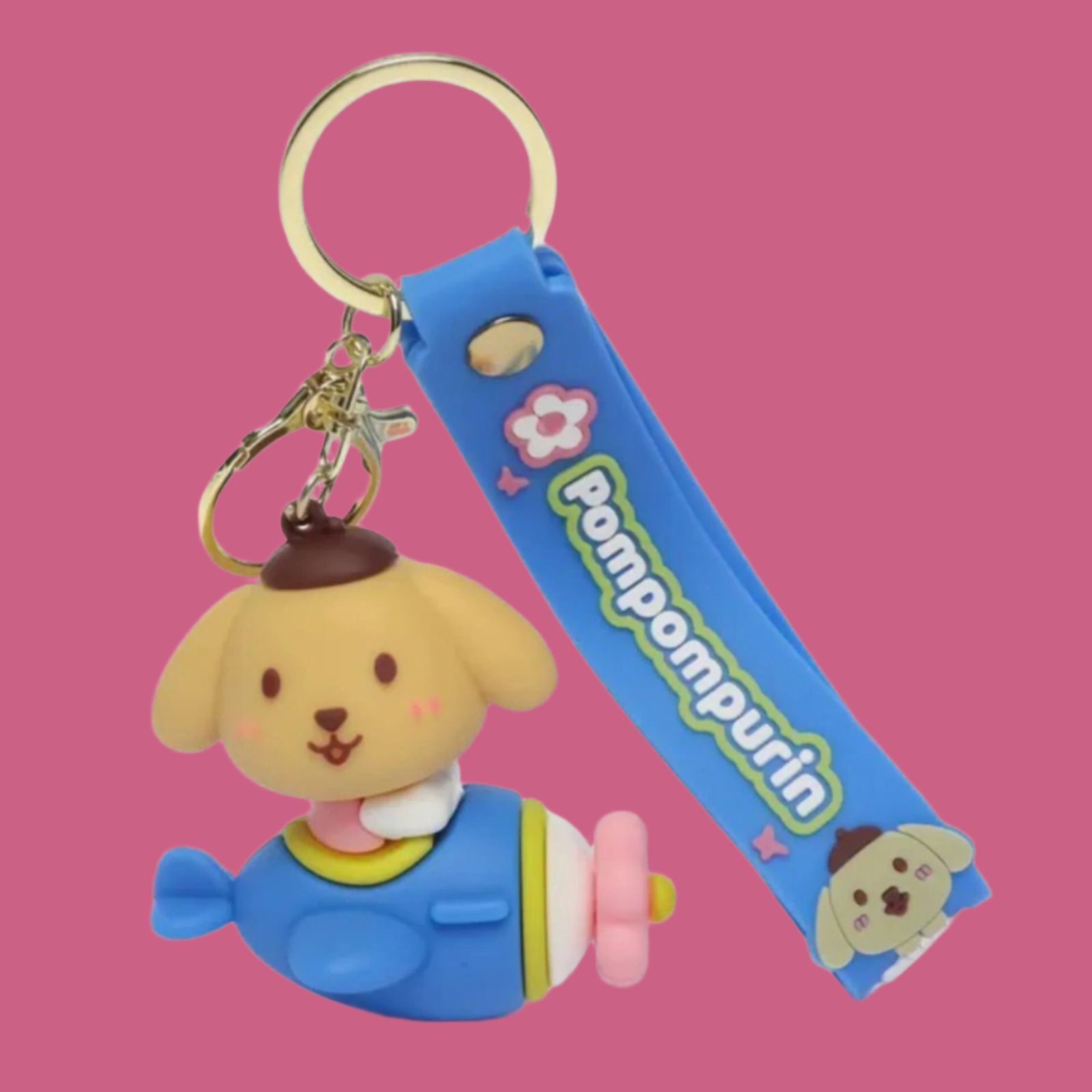 Pompompurin Gold - Key Ring