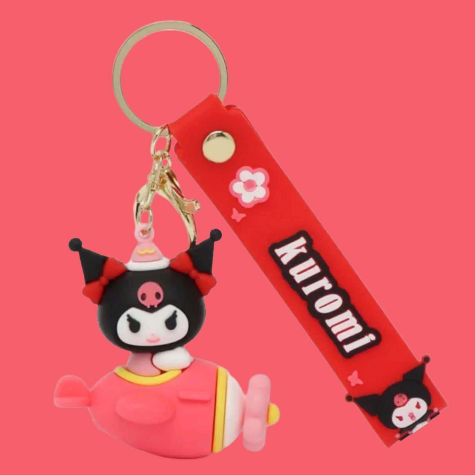 Kuromi Gold - Key Ring