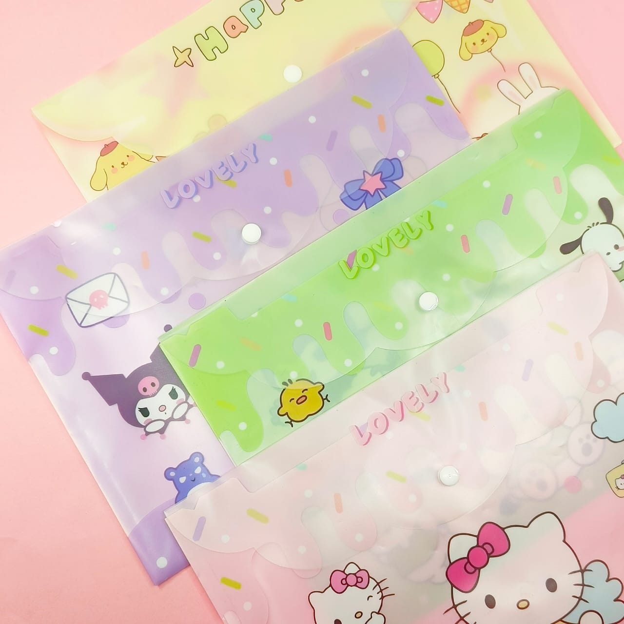 Lovely Sanrio Document Folder - Large Pouch