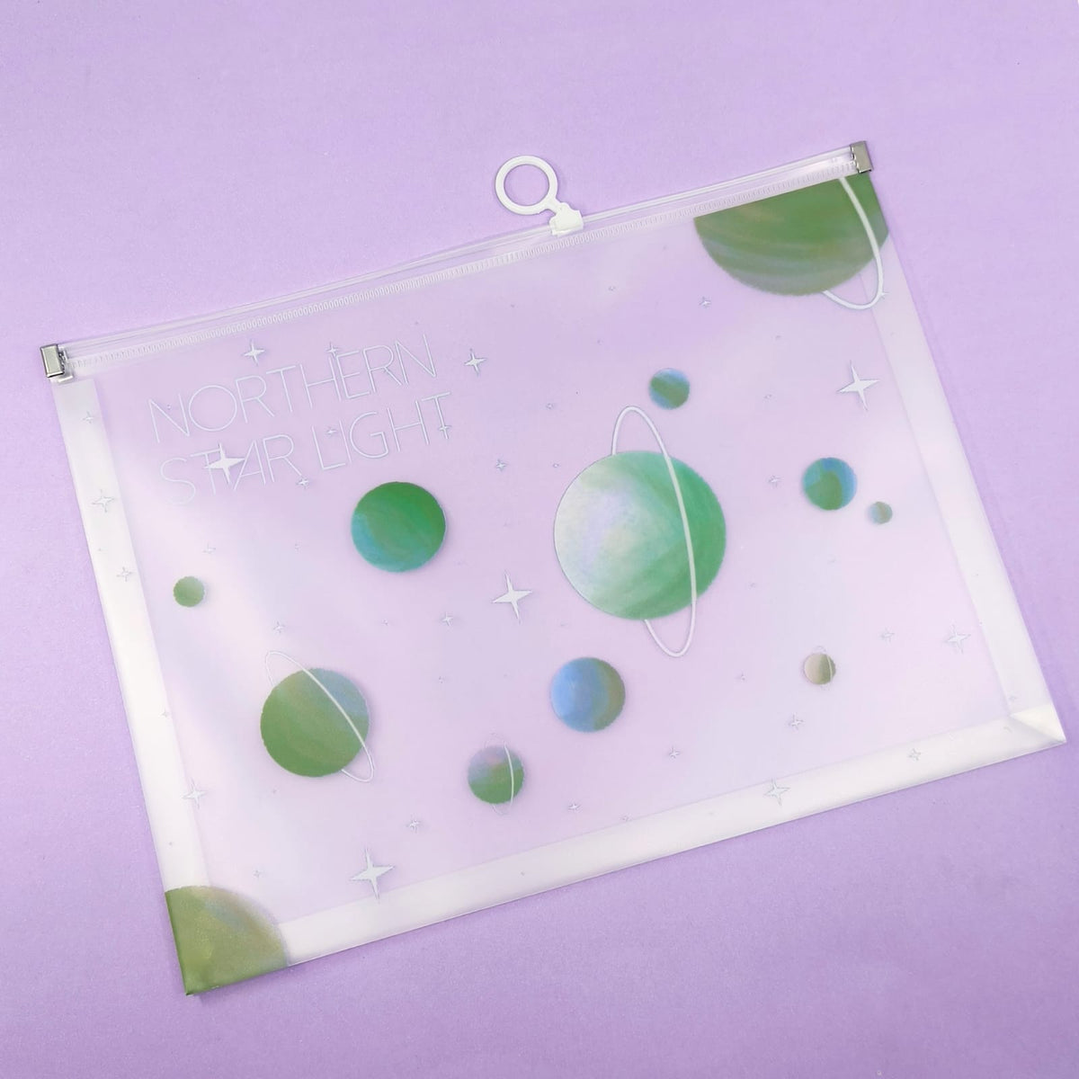 Galaxy Planet - Document Folder Large Pouch