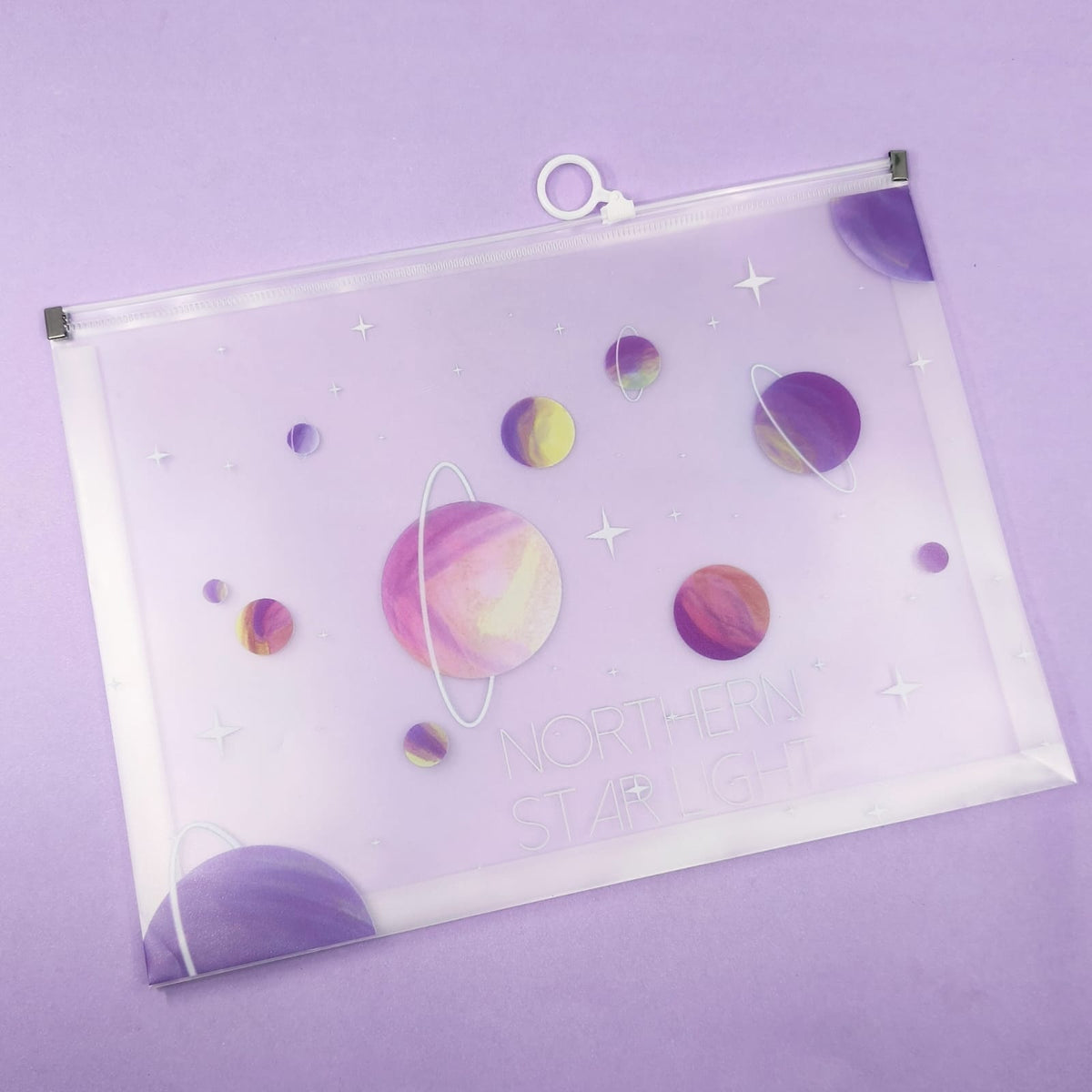 Galaxy Planet - Document Folder Large Pouch