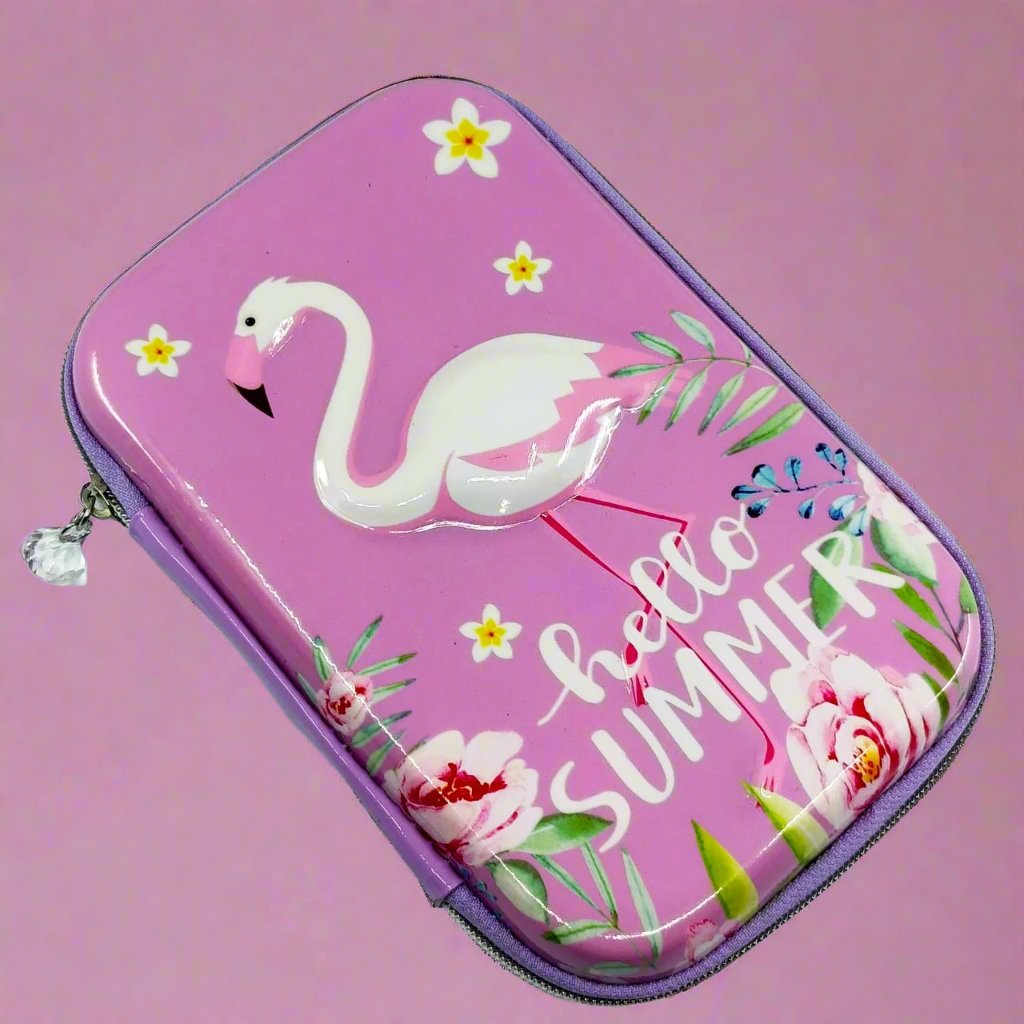 Hello Summer Flamingo Jumbo - Pouch