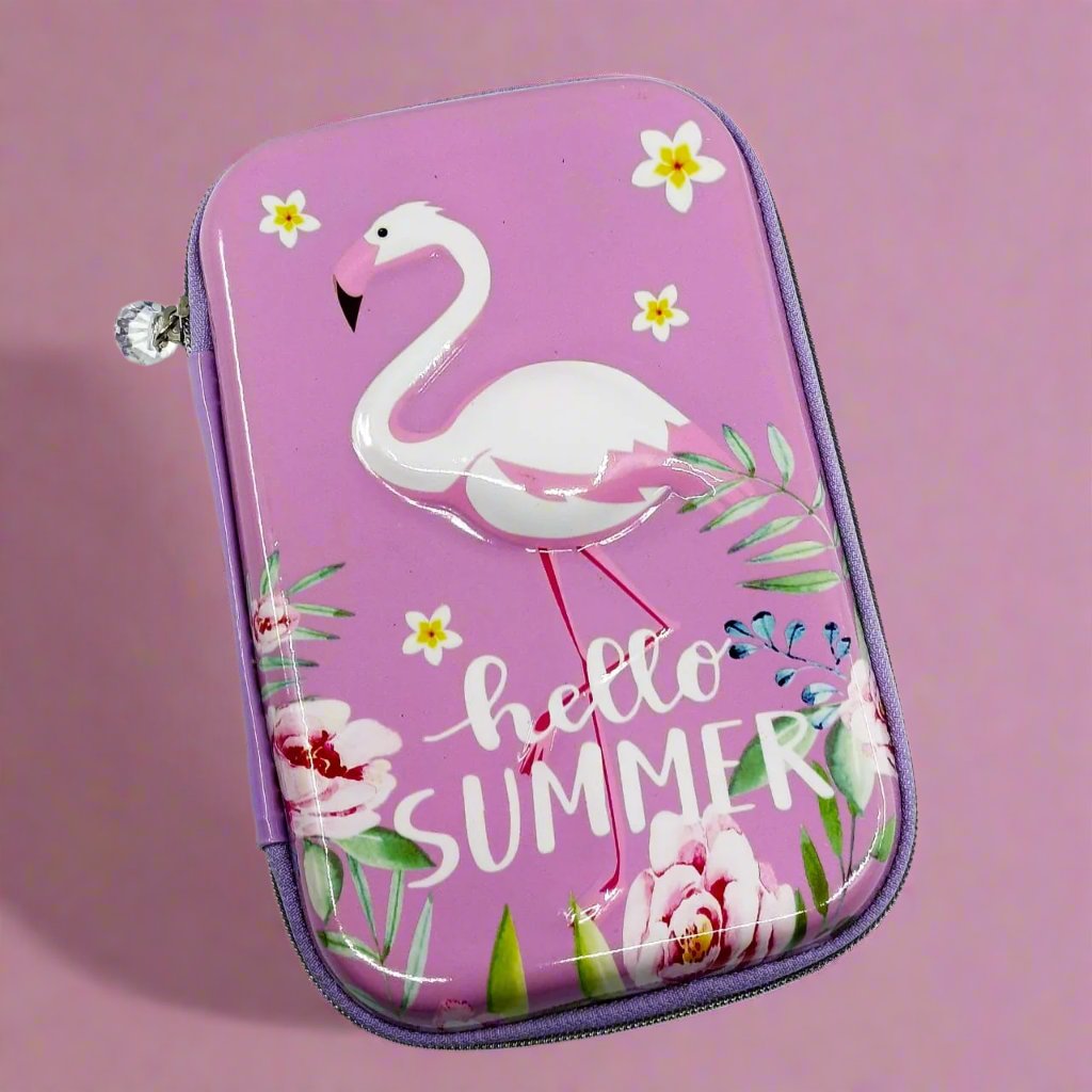 Hello Summer Flamingo Jumbo - Pouch