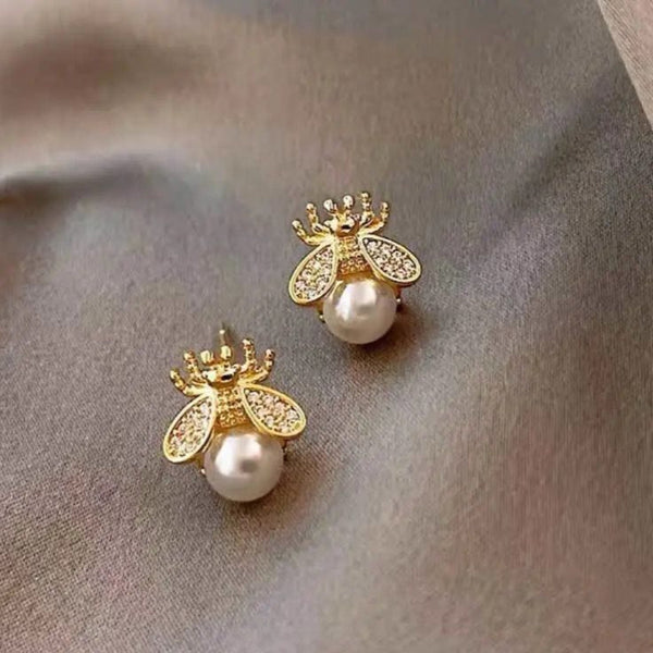 Honey Bee Gold - Earring