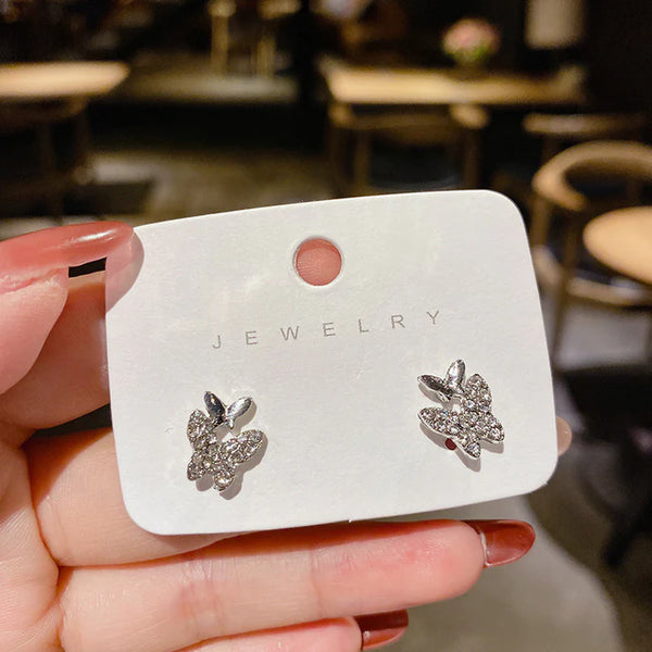 Blinky Butterfly Silver - Earring