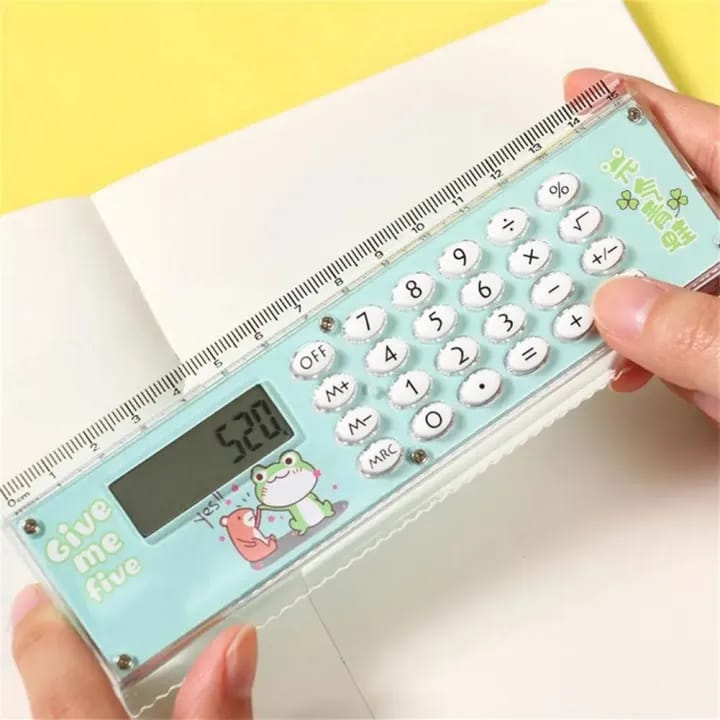 Cute Animal - Ruler & Calculator (  2 in 1  )