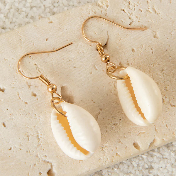 Sea Shell White - Earring