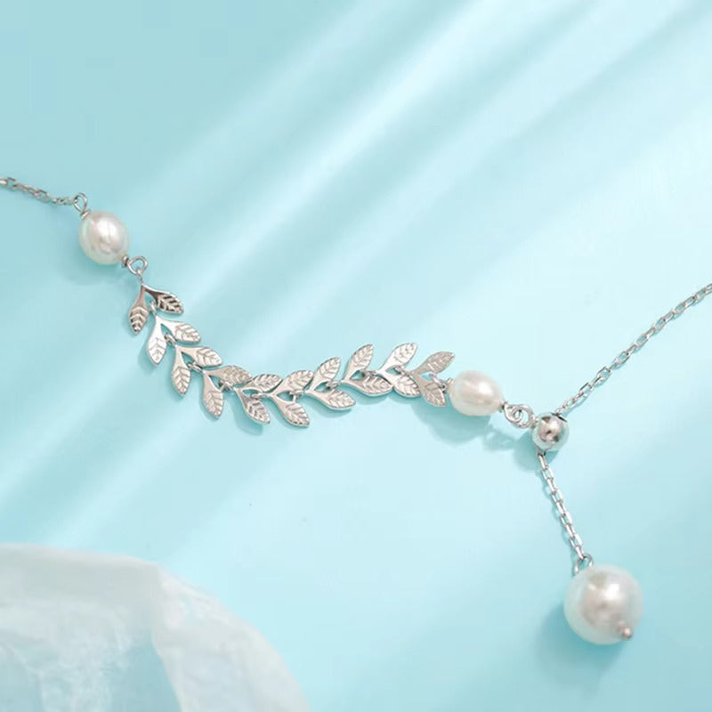 Pearl & Arrow Chain Silver - Necklace