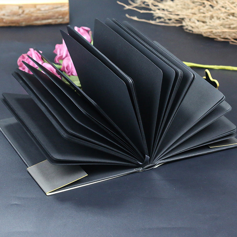 Brilliant Star River Black Pages Foiled - Notebook / Journal