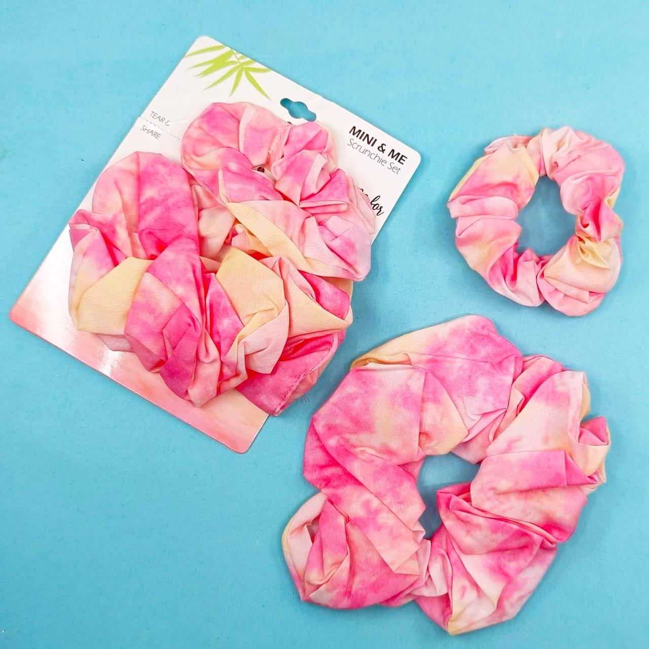 Watercolor - Hair Scrunchie Set Of  2