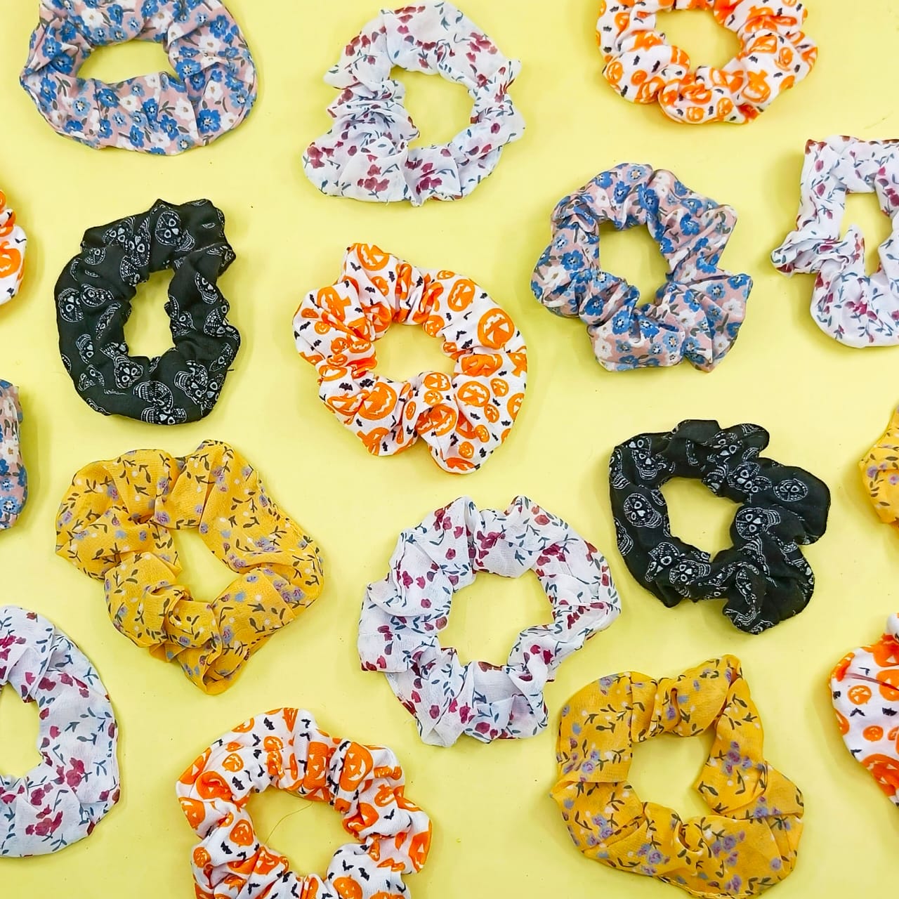 Floral Mixed - Hair Scrunchie