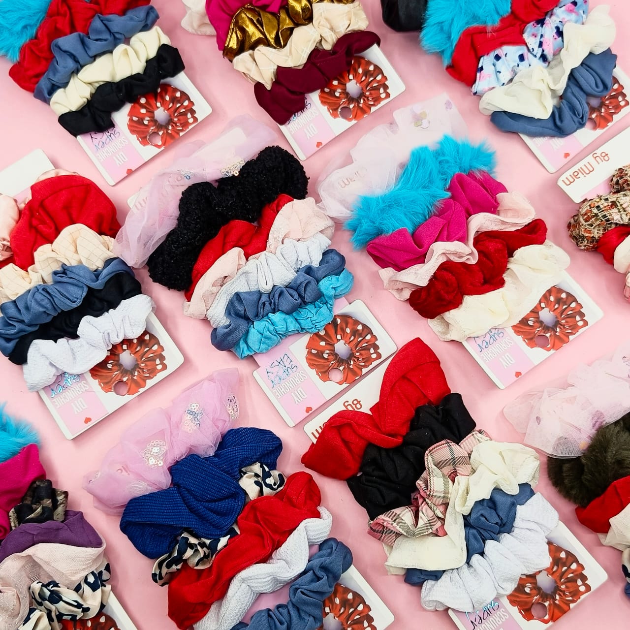 Fancy Mixed - Hair Scrunchie Set Style 8