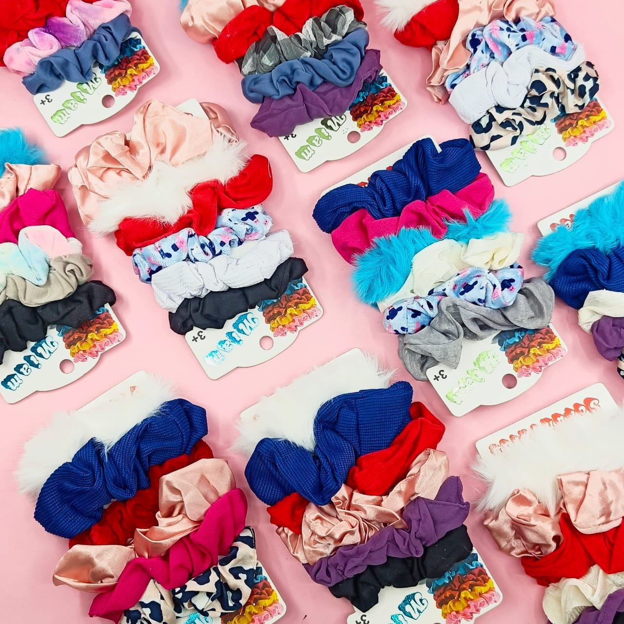 Fancy Mixed - Hair Scrunchie Set Style 9