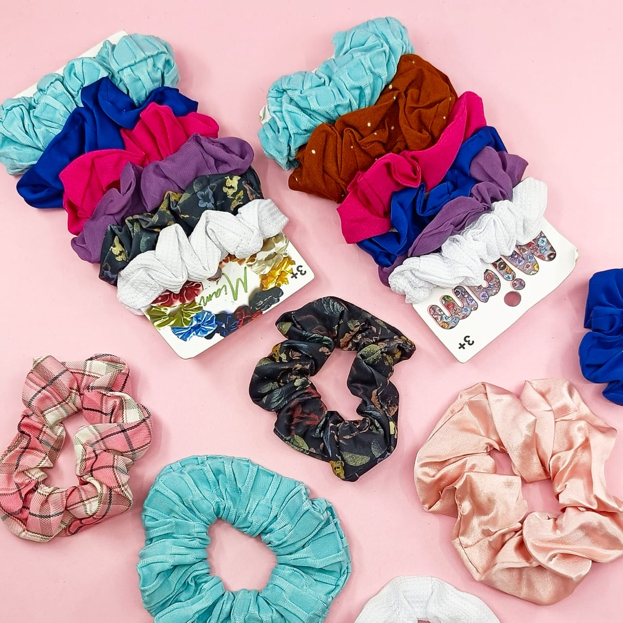 Fancy Mixed - Hair Scrunchie Set Style 7