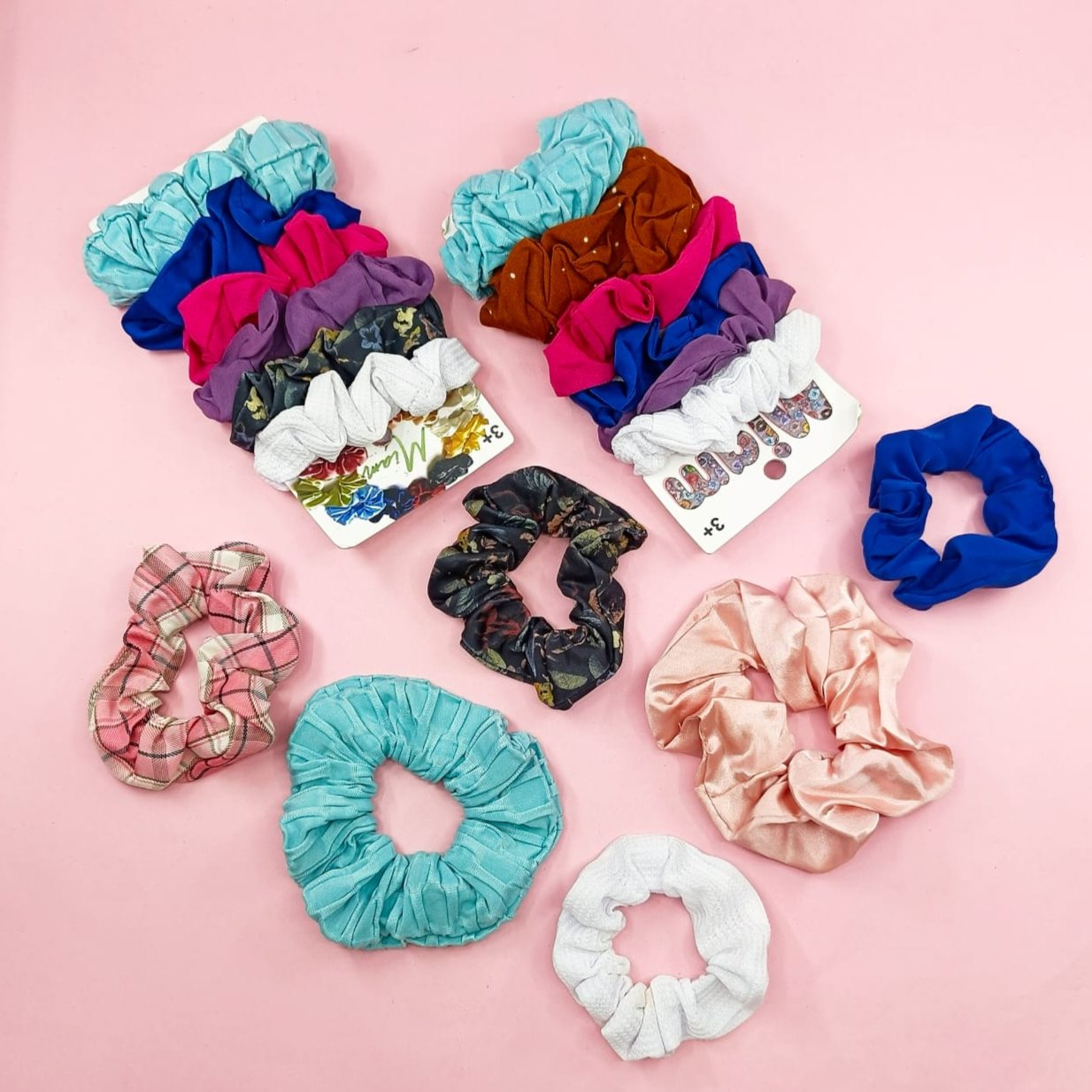 Fancy Mixed - Hair Scrunchie Set Style 7