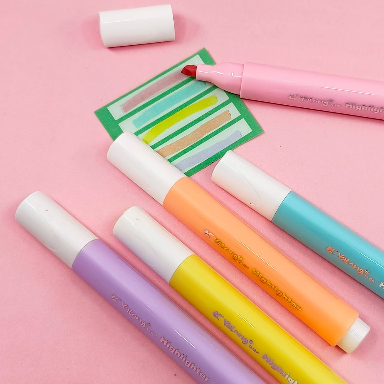 Yalong Jumbo Pastel Color - Highlighter Set Of 5