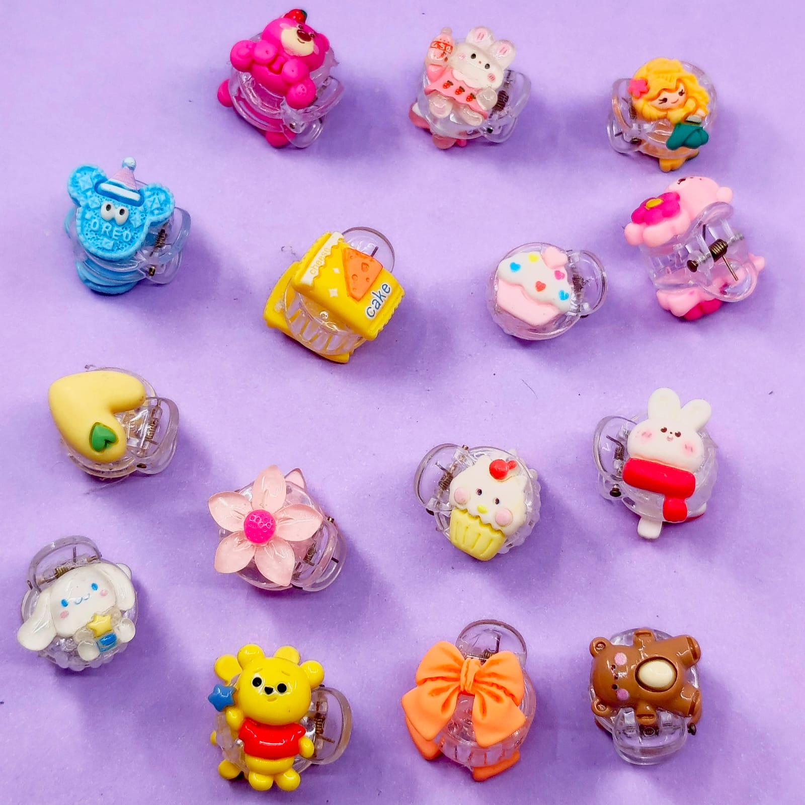 Mini Cuties - Hair Claw Set of 4