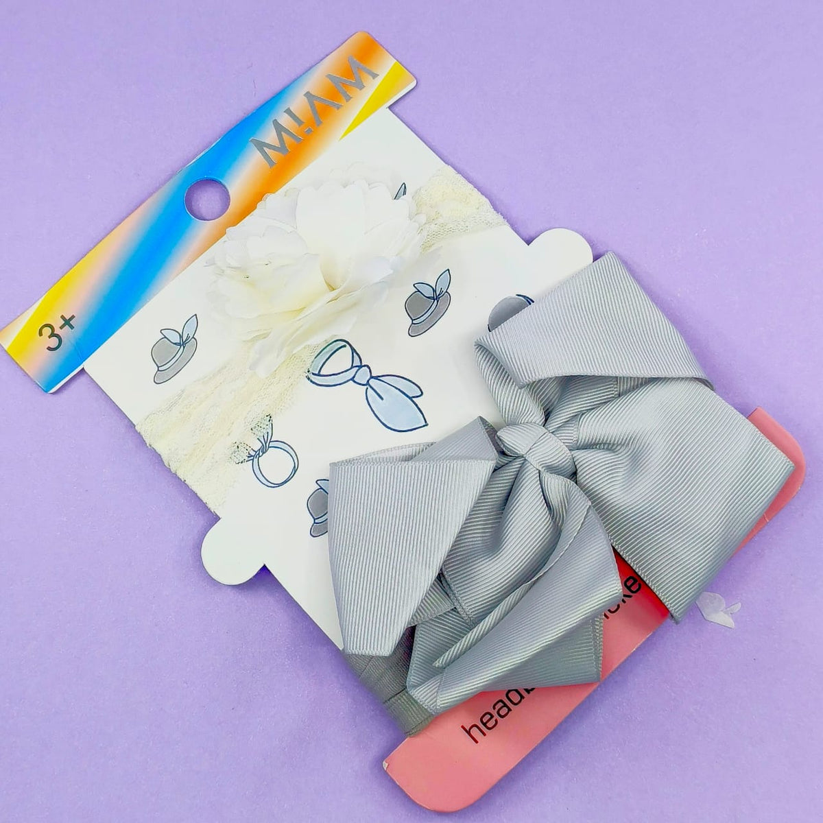 Colorful Bows Series  Headwrap Set of 2 - Style 13
