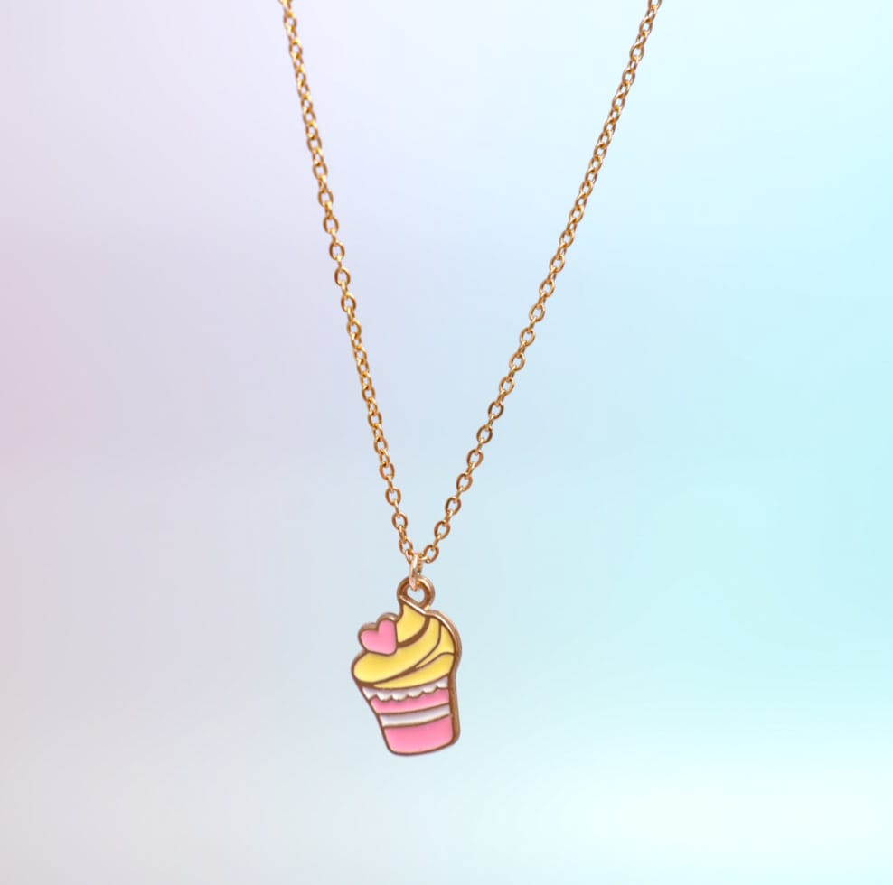 Love Ice Cream Cup- Necklace