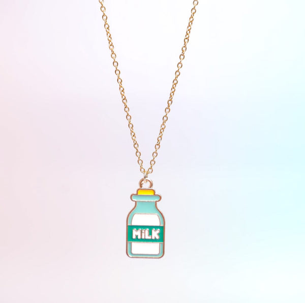 Milk Bottle - Necklace