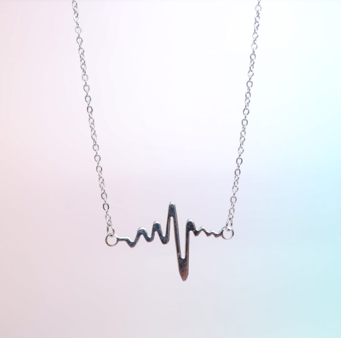 Heartbeat Silver - Necklace