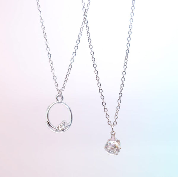 Circle & Diamond - Necklace