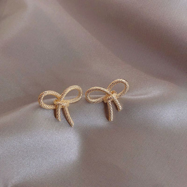 Bow Gold - Earring