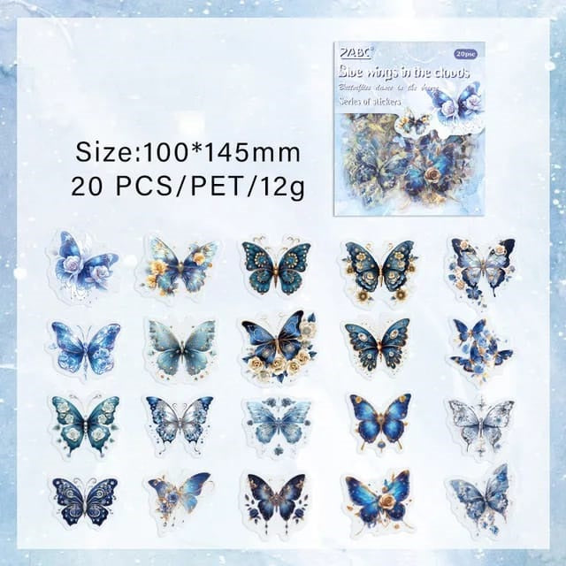 Crystal Butterfly - Sticker